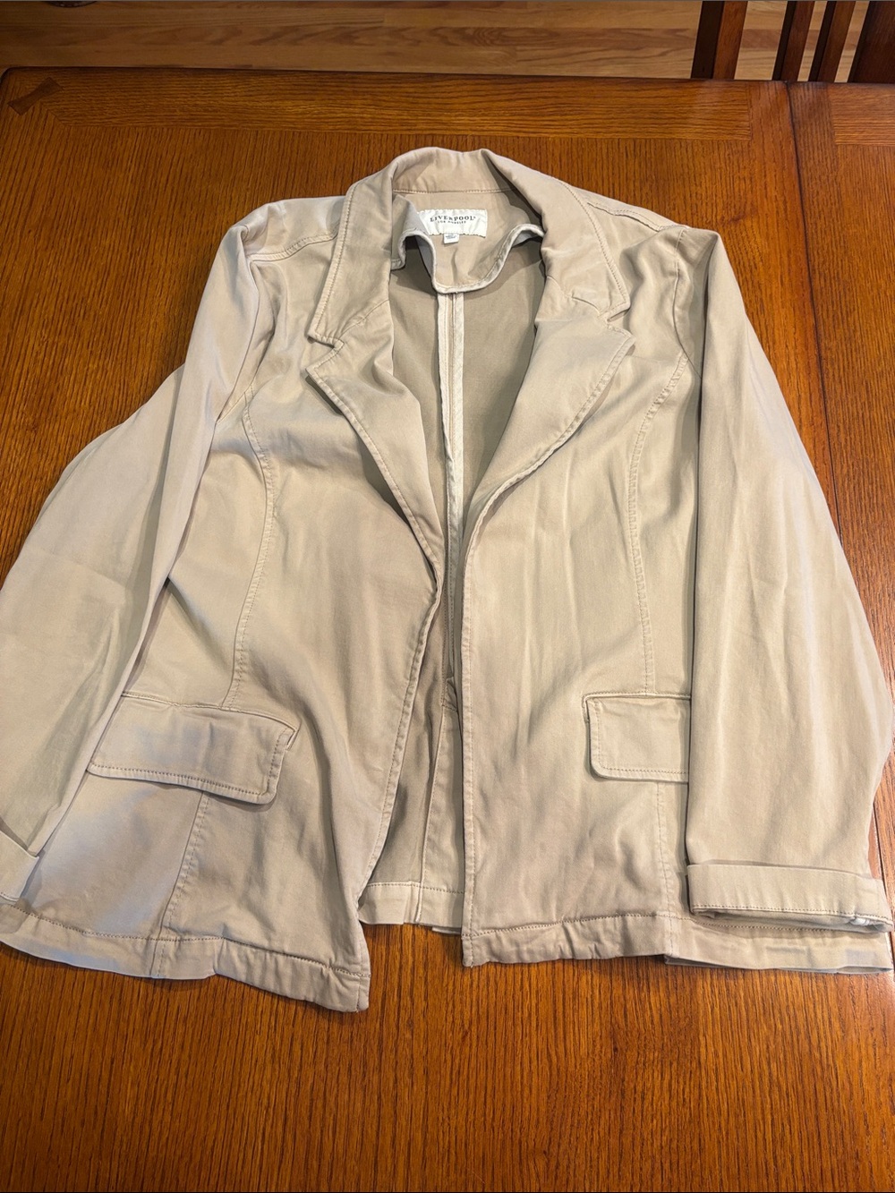Liverpool Beige Casual Blazer Jacket - Picture 6 of 9